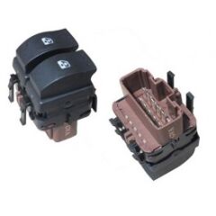 CAM DÜĞMESİ SOL ÖN MEGANE II LAGUNA II DYNAMİC (KAHVERENGİ SOKET)