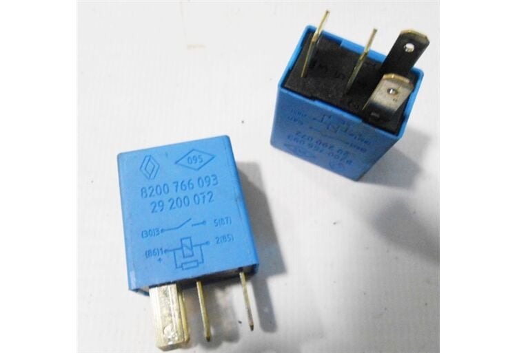 SİGORTA KUTU ROLESİ 4 AYAKLI 20A 12V MAVİ LAGUNA