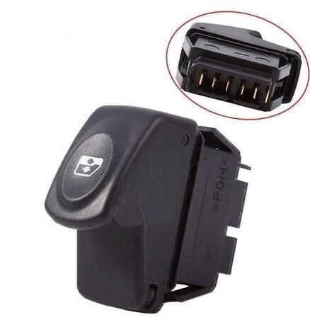 CAM AÇMA DÜĞMESİ MEGANE I CLİO KANGO 6 FİŞLİ