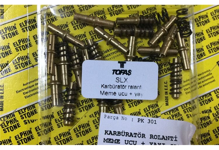 KARBÜRATÖR ROLANTİ MEME UCU + YAYI SLX