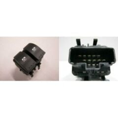 CAM AÇMA DÜĞMESİ ÖN SOL LAGUNA II SİYAH FİŞ