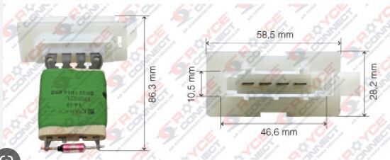 KALORİFER REZİSTANSI LOGAN SANDERO 2013-2017