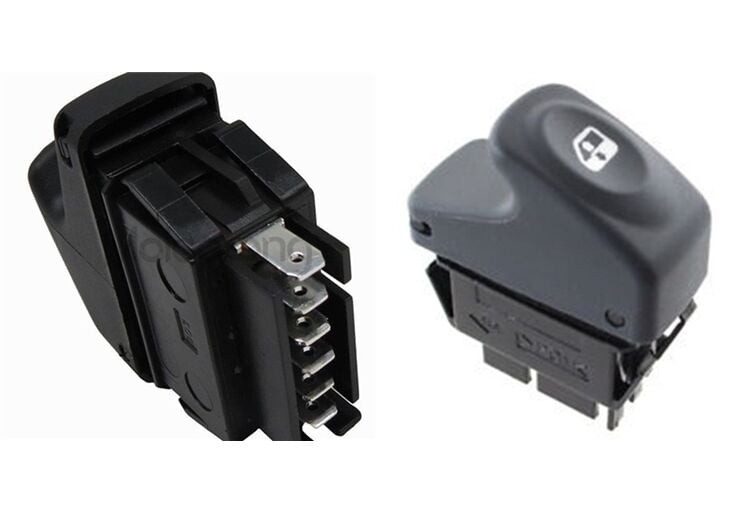 CAM AÇMA KAPAMA DÜĞMESİ TEKLİ MEGANE I CLİO II