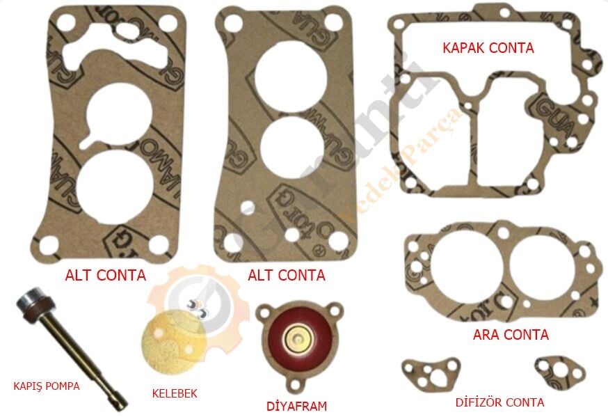 KARBÜRATÖR TAMİR TAKIMI TOYOTA 1.6